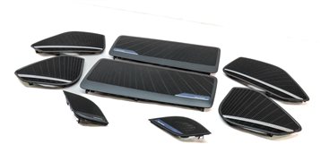 2018 AUDI A4 (B9 8W) BANG & OLUFSEN STEREO SPEAKER GRILLE COVER TRIM SET/8 — exact item pictured